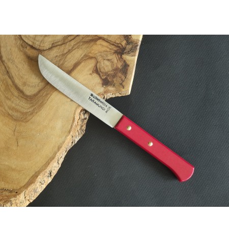 cuchillo mesa punta vuelta rojo