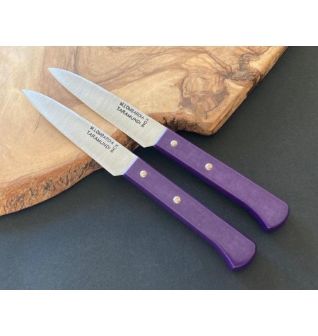 Cuchillos mesa dúo lila punta
